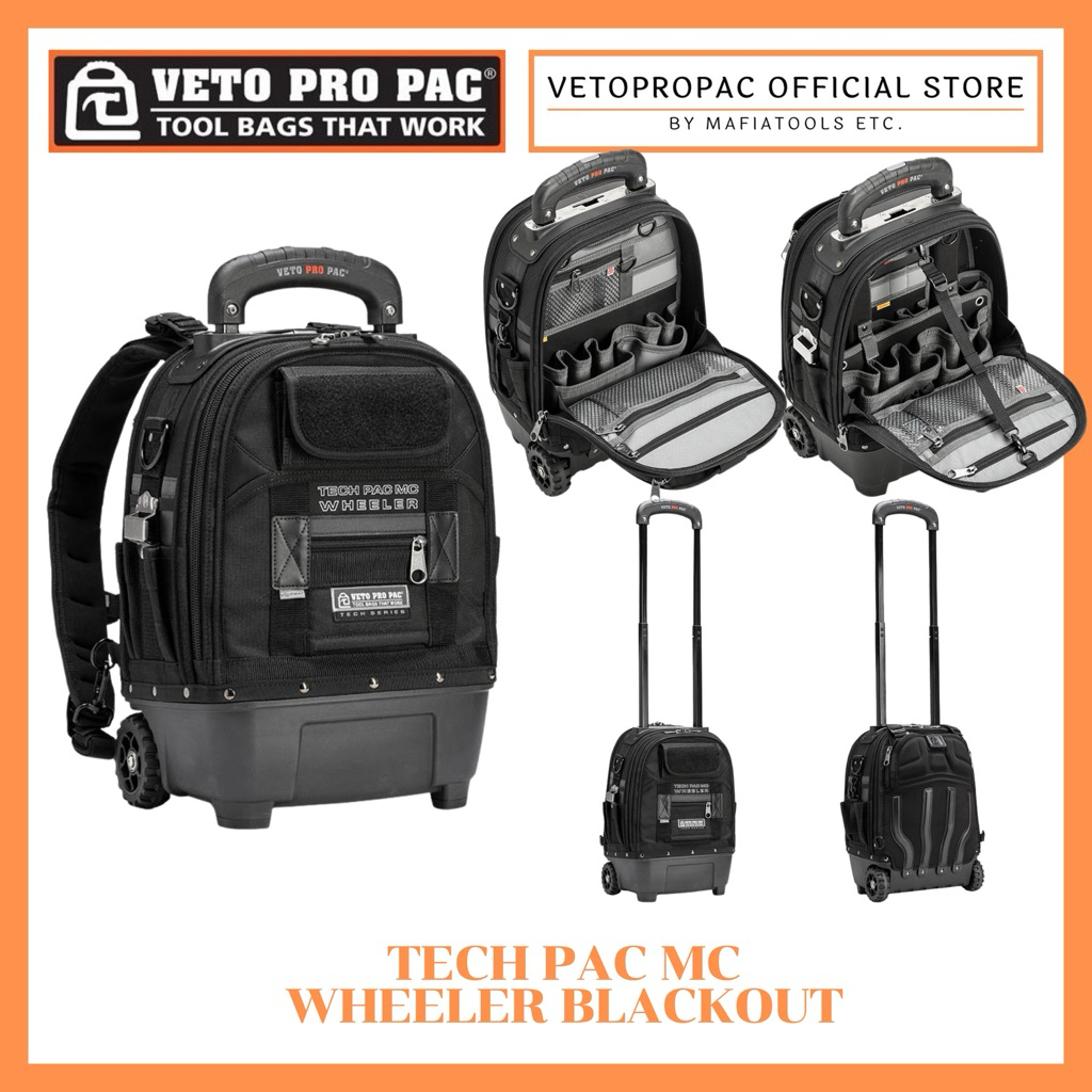 VETO PRO PAC TECH PAC MC WHEELER BLACKOUT