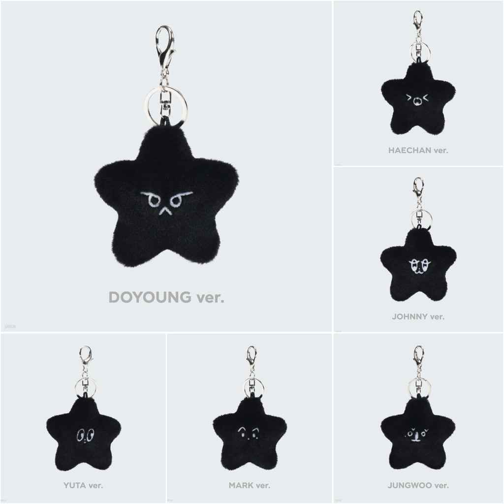 🖤 พร้อมส่ง!/พรี NCT 127 ปลาดาวดำ โดยอง black starfish doll keyring Doyoung จอห์นนี่ ยูตะ จองอู มาร์ค