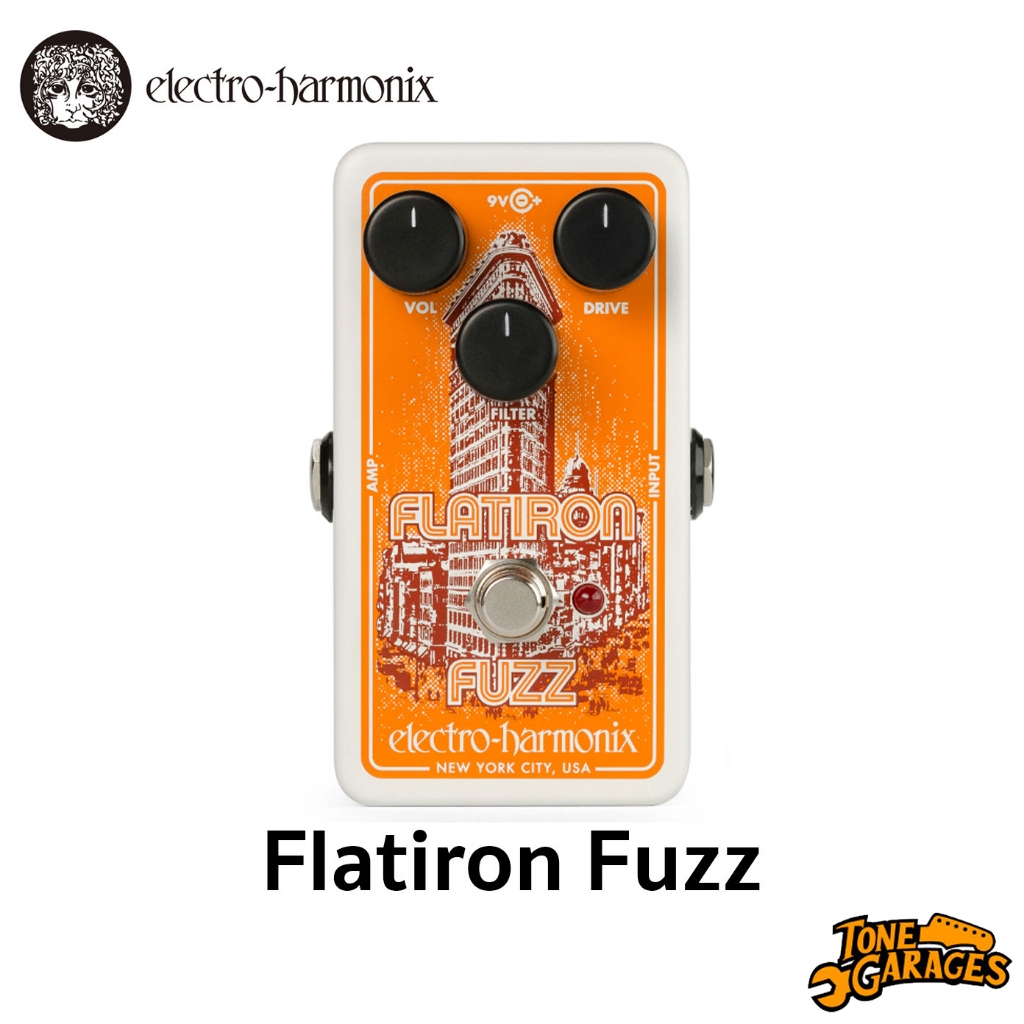 Electro-Harmonix Flatiron Fuzz เอฟเฟคกีต้าร์ Classic OP-AMP Fuzz/Distortion