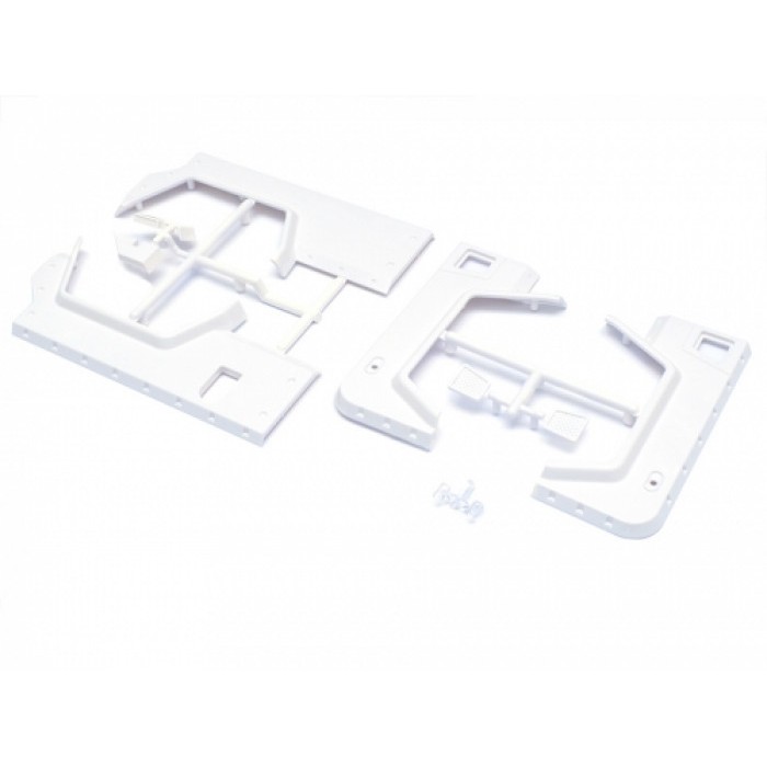 ชุดแต่งบอดี้แข็ง TRC/302229C : Team Raffee Co. ชุดโป่งข้างหน้า/หลัง TRC D110 Defender TRC/302215 and