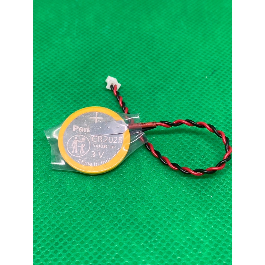 CR2025 แบตเตอร์รี่ battery 3v ปลั๊กขาว panasonic