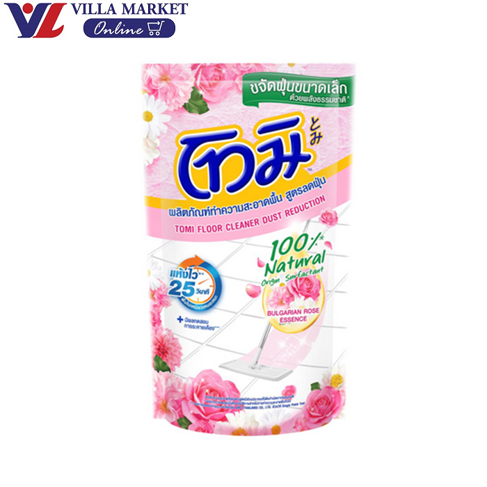 (1แถม1 ถึง 24กุมภา) Tomi Floor Cleaner For Pet Pink 550ml ทำความสะอาดพื้นสำหรับบ้านมีสัตว์เลี้ยง