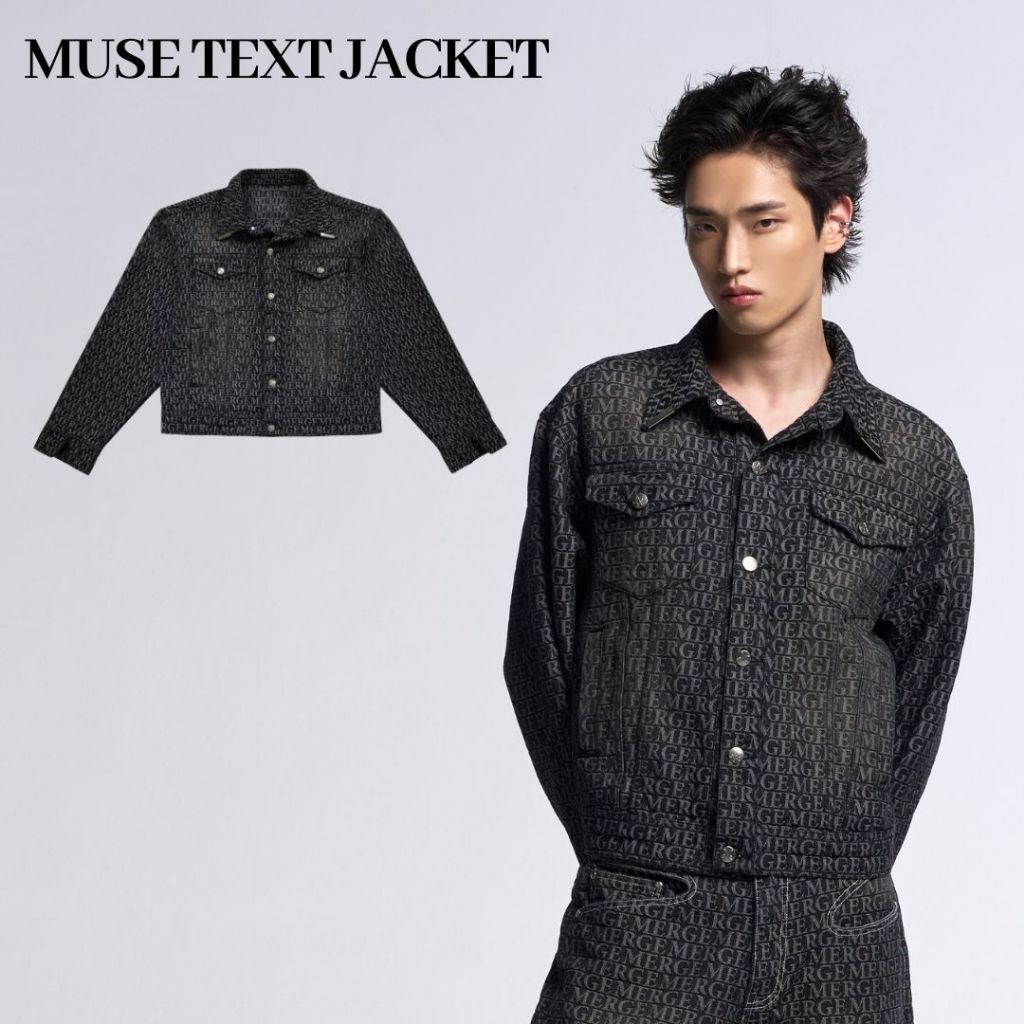 Merge Official - Muse Text Jacket (พร้อมส่ง)