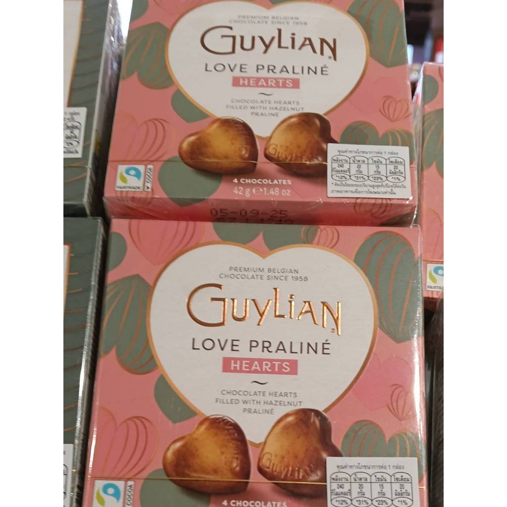 GUYLIAN Praline Love Hearts PINK EDITION 42g