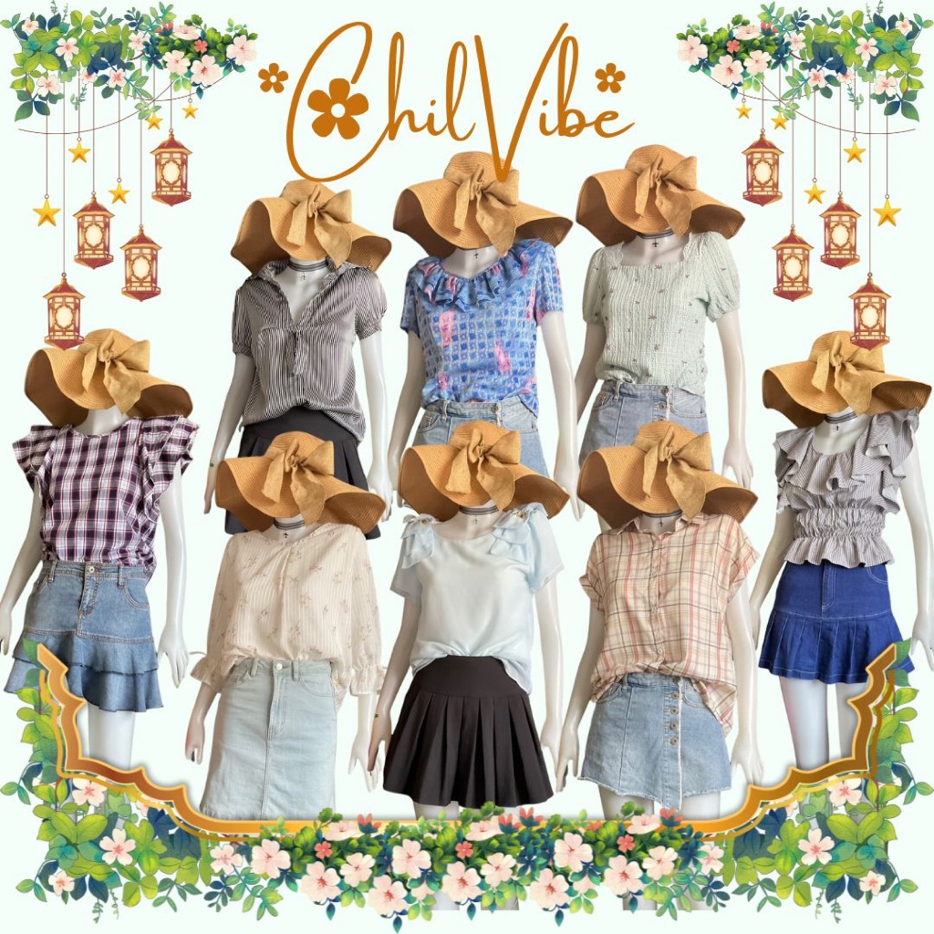 เสื้อแฟชั่นผู้หญิงมือสองผ้าดีไม่หนาไม่บางใส่สบายเหมาะกับหน้าร้อน