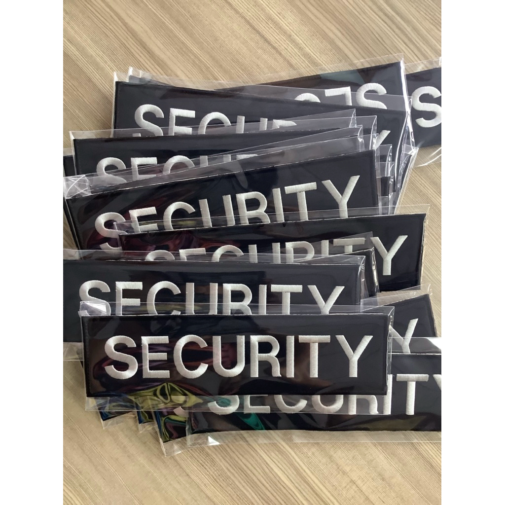 อาร์ม Security รปภ. ติดตีนตุ๊กแก