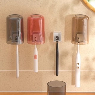 ที่วางแปรงสีฟันแบบไม่ต้องเจาะ ตู้เก็บแก้วน้ำในห้องน้ำแบบแขวน…