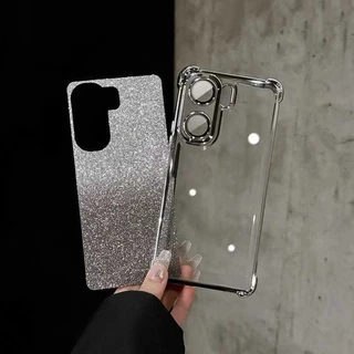 เคสโทรศัพท์ สำหรับ OPPO A16 A57 A77S เคส หรูหรา กากเพชร 2in1 ไล่โทนสีสวย กันกล้อง กันกระแทกมุม F8