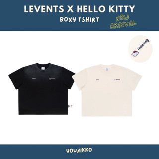 (รอบส่ง 21/4) Levents x hello kitty เสื้อยืด boxy