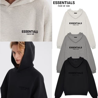 ✅ขายสินค้าของแท้เท่านั้น New Hot เสื้อ Fear of God Essentials SS22 Hoodie ชาย และหญิงเสื้อฮู้ดหลวม