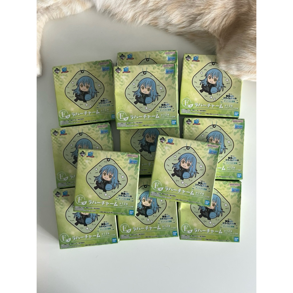(พร้อมส่ง) - แท้จากญี่ปุ่นมือ 1 สุ่มพวงกุญแจยาง That Time I Got Reincarnated as a Slime 💥กล่องยับ