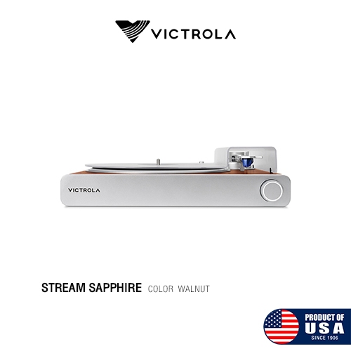 เครื่องเล่นแผ่นเสียง Victrola Stream Sapphire WiFi Turntable (Works with Sonos) ผ่านระบบลำโพง Sonos 