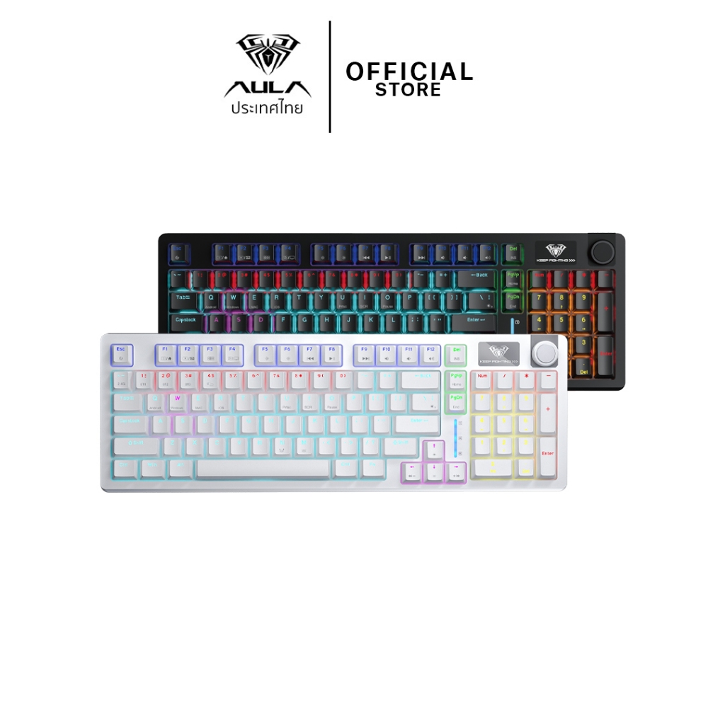 คีย์บอร์ดไร้สาย - AULA S98 - Gasket Mechanical Keyboard คีย์ไทย รับประกัน 2 ปี