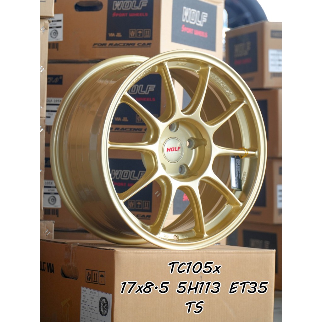 TC105X ขอบ 17x8.5 5รู113 ET35 มือ1แกะกล่อง