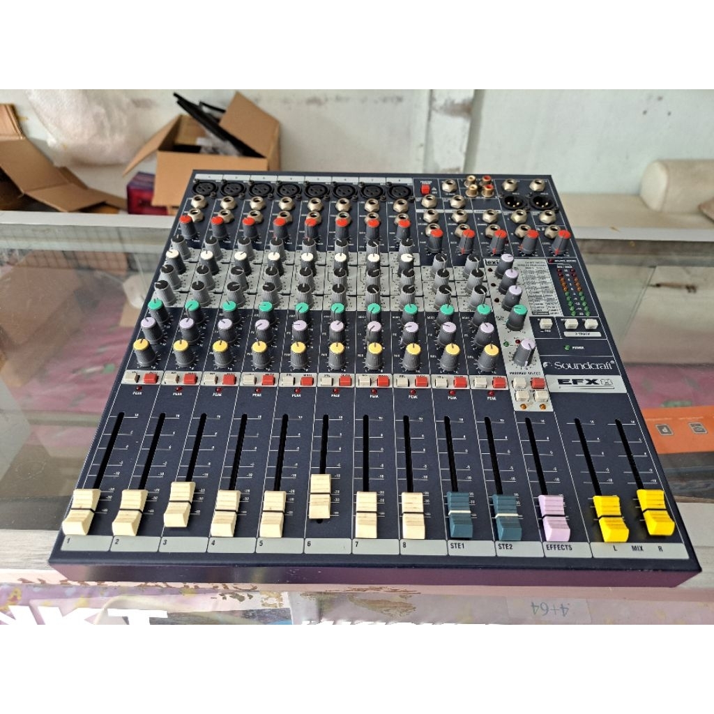 มิกเซอร์ soundcraft Efx8 มือสอง ของแท้24บิตใช้งานปกติ