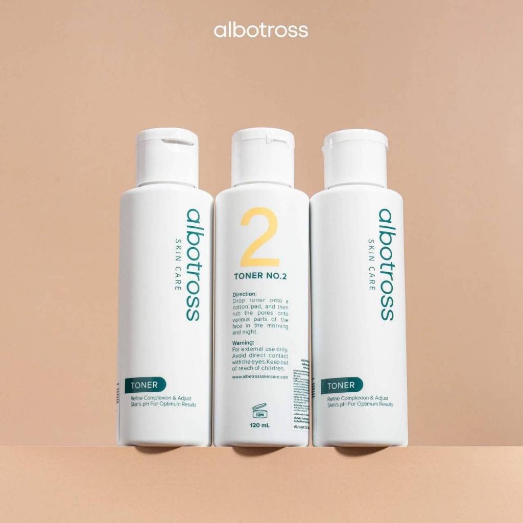 Albotross Toner No.2 โทนเนอร์ลดรอยสิว ฝ้า ผิวกระจ่างใส