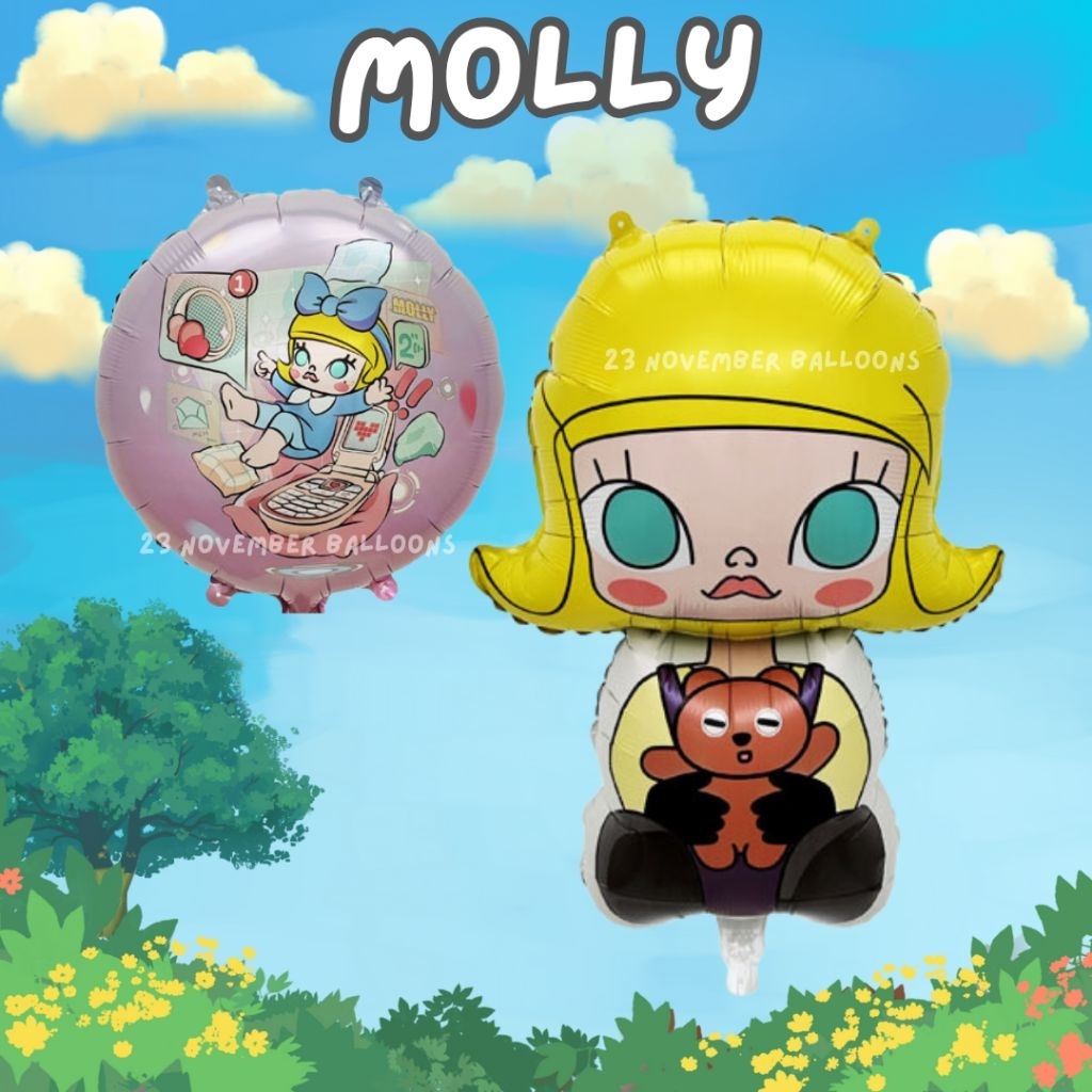 👧🏻 ลูกโป่งฟอยล์ มอลลี่ Molly