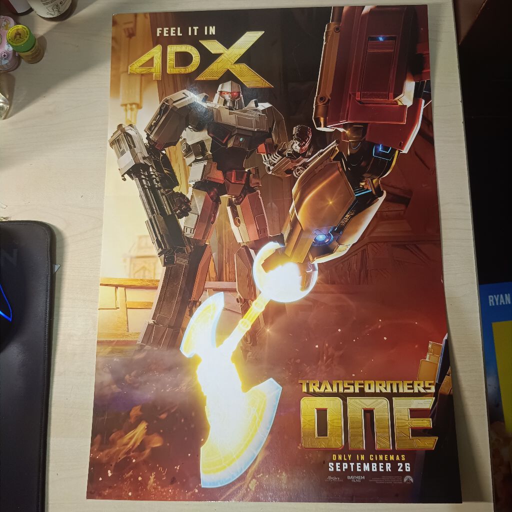 โปสเตอร์หนัง 4DX Poster Transformers One