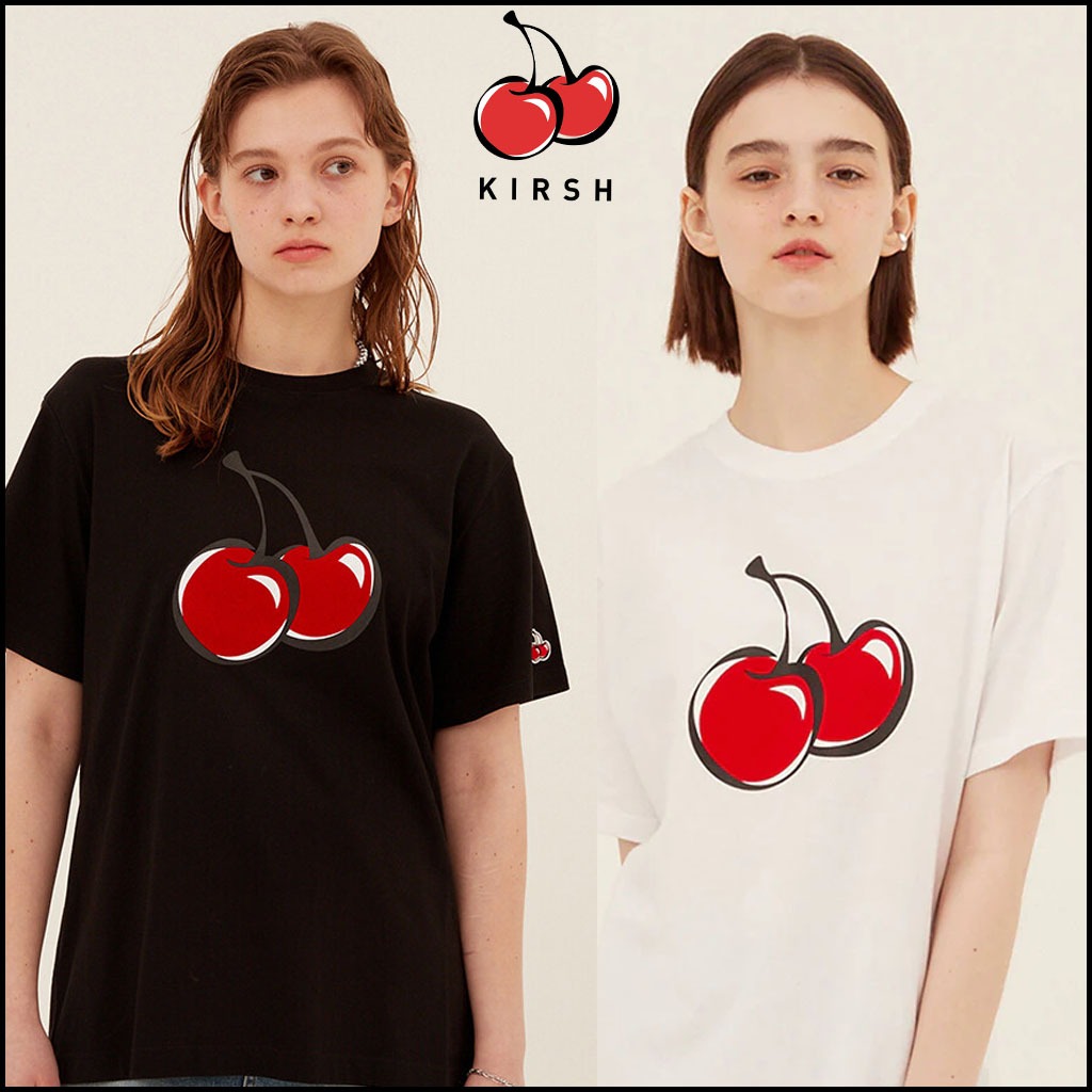KIRSH Women's Big Cherry Graphic T-Shirt Standard