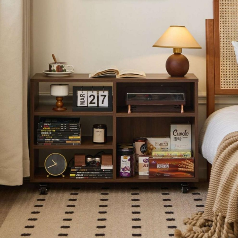 💢💢ห้องนั่งเล่นโซฟาสไตล์อเมริกันวินเทจด้านข้างโต๊ะกาแฟมือถือตู้เก็บของอเนกประสงค์สำหรับรถเข็นขนาดเล็ก - รูปที่ 7