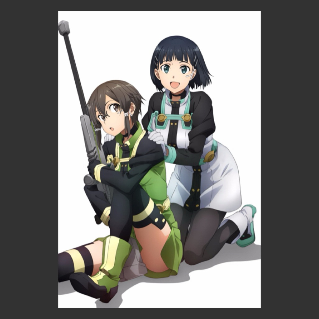 ผ้าแขวน ชิน่อน&ลีฟา -ซอร์ดอาร์ตออนไลน์[Sword Art Online Movie: Ordinal Scale B2 Tapestry - Sinon&Lea