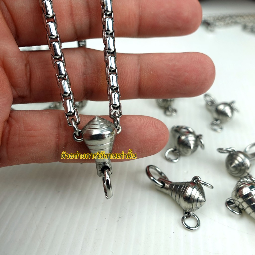 S60 อะไหล่สร้อย หัวขุน ตะขอ สร้อยคอ สร้อยสแตนเลส ใช้ตกแต่ง  งาน DIY เครื่องประดับ - รูปที่ 4