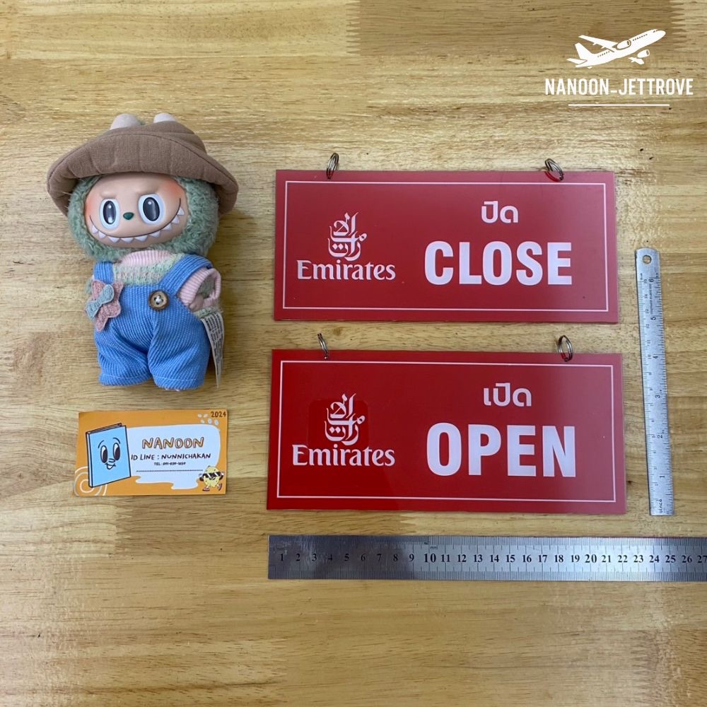 🟥 ป้าย Acrylic | Emirates | สำหรับแฟนพันธุ์แท้ Emirates | Rare Item | ของสะสม/เก่าเก็บ