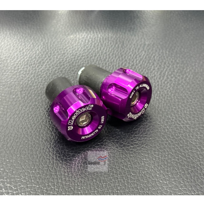 Moritech ตุ้มปลายแฮนด์ ปลายแฮนด์มีเนียมสีม่วง หัวเฟือง NEW งานอย่างดี  ใส่รถมอเตอร์ไซค์ได้หลากหลายรุ่น ราคาต่อคู่***