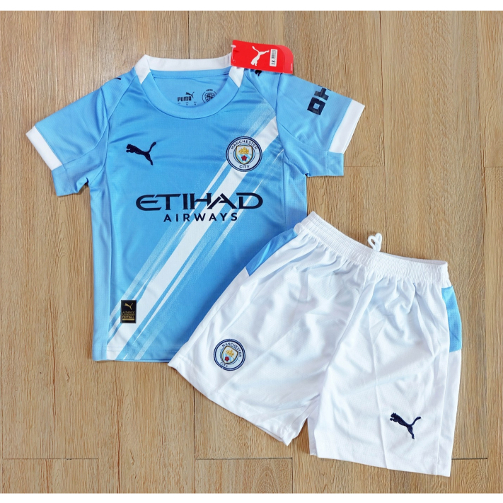 ชุดบอลเด็ก แมนซิตี้ AAA 2025/26(พร้อมส่ง)