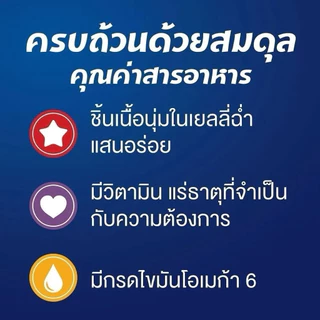 [ยกลัง 24 ซอง] Felix อาหารเปียกแมว เฟลิกซ์ 70-85 กรัม (เนื้อนุ่มในเยลลี่)