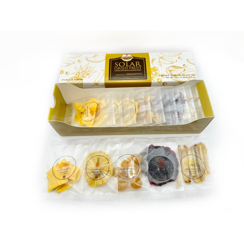 WANALEE - Solar dried fruit in box ผลไม้อบแห้งรวม