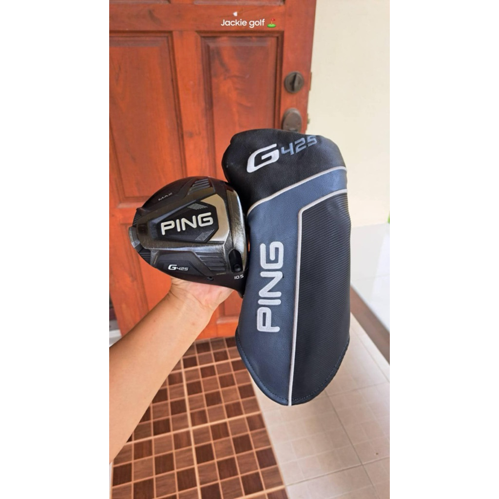 ไม้กอล์ฟ มือสองสภาพดี PING G425 MAX Loft 10.5'+ sleeve + Cover