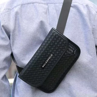 กระเป๋า สะพายข้าง crossbody bag ผู้ชาย กระเป๋าสะพายข้าง Fashion bag สไตล์สปอร์ต หนัง PU ของขวัญวาเลนไทน์ผู้ชาย