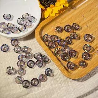 แมงกะพรุนน้อย สำหรับทำพวงกุญแจ ขนาด 15 มิล 10 ชิ้น DIY