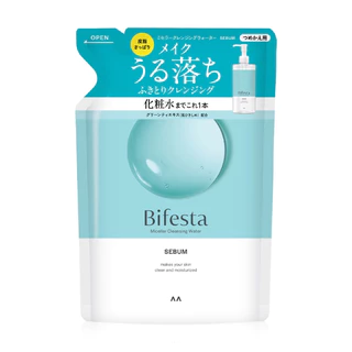 บิเฟสต้า ไมเซล่า เคลนซิ่ง วอเตอร์ ซีบัม (รีฟิล) 360 มล. / Bifesta Micellar Cleansing Water Sebum Refill 360ml