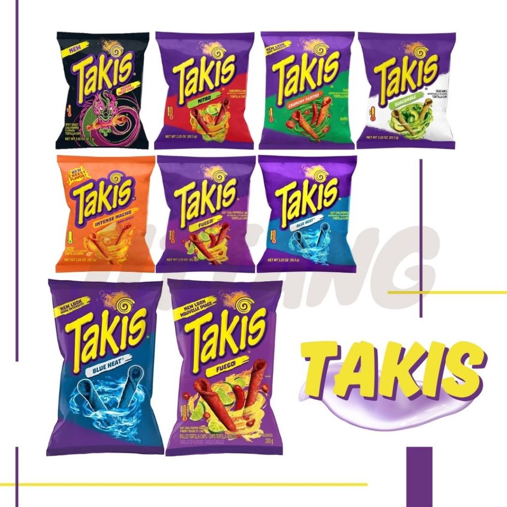 TAKIS nacho ขนมข้าวโพดกรอบ จากUSA