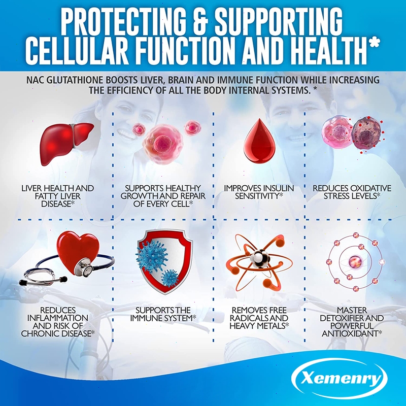 L-กลูทามีน และคอลลาเจน - ผสมNAC+กลูตาไทออน, ส่งเสริมการซ่อมแซมเซลล์, ขับถ่ายพิษ - 30/60/120 แคปซูล - รูปที่ 2