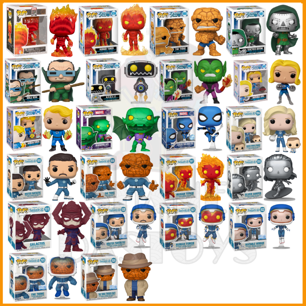 {PRE-ORDER} Funko Pop! MARVEL : Fantastic Four, Fantastic4 First Step