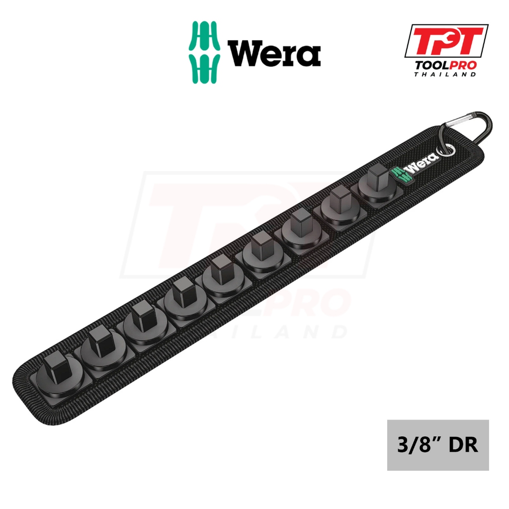 Wera รางเก็บลูกบล็อก 3/8", Belt B (Textile Belt), Empty (05003981001)