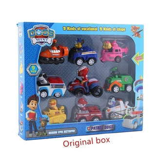JoyToys PAW Patrol Winding Car Toys 6/9 Type in 1 Box PAW PATROL เหมาะสำหรับเล่นและลงจากรถ