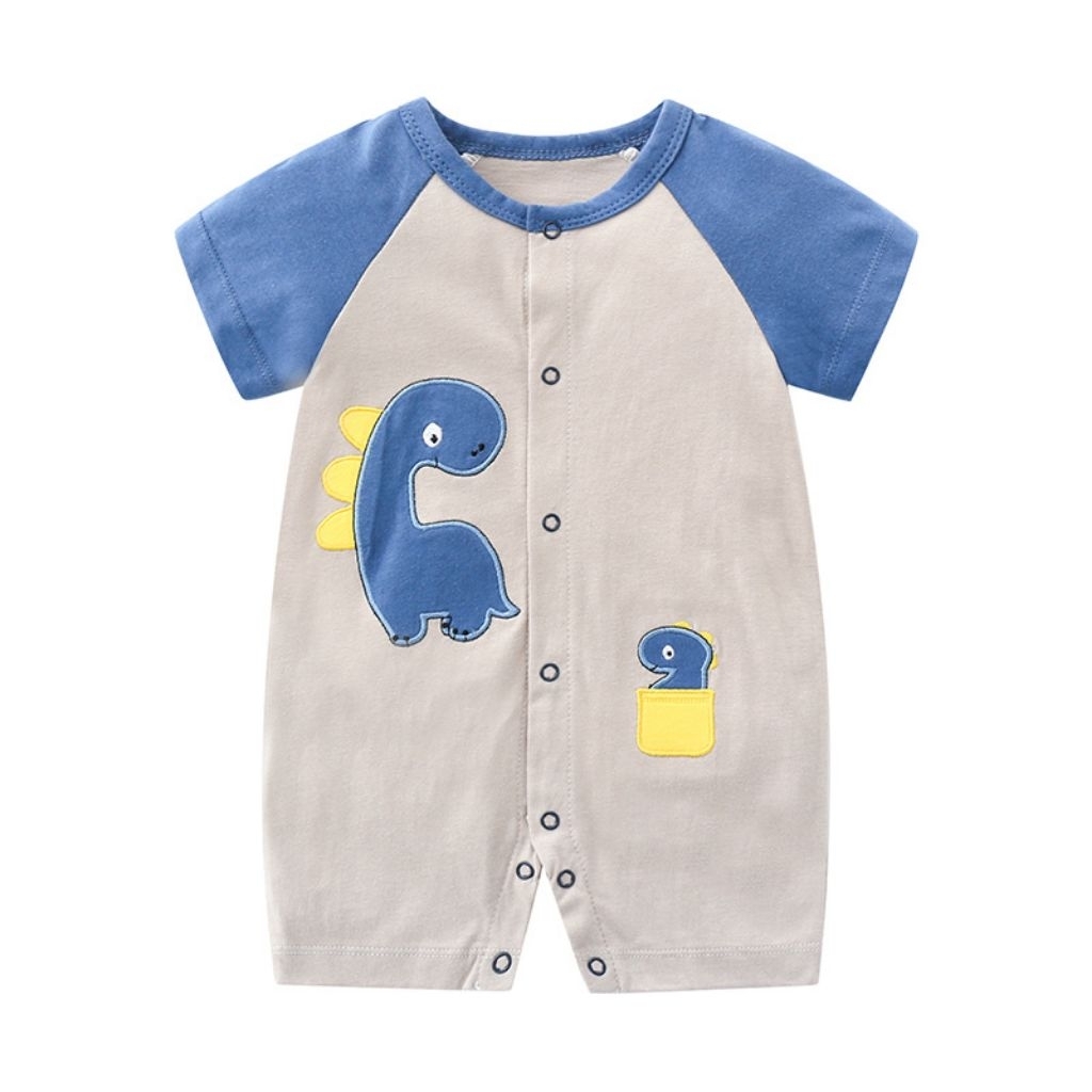 บอดี้สูทลูกชาย S.3-6 เดือน คอตตอน100 งานนิ่ม ผ้าดีมาก - รูปที่ 6