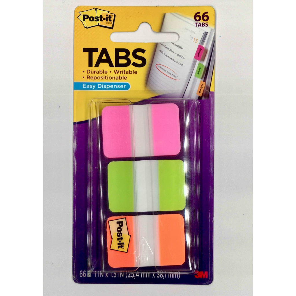 (3M) Post-it® Tabs (66 แผ่น)