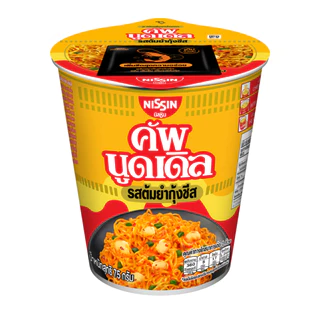 นิสชิน คัพ นูดเดิล แบบแห้ง รสต้มยำกุ้งชีส แพค 6