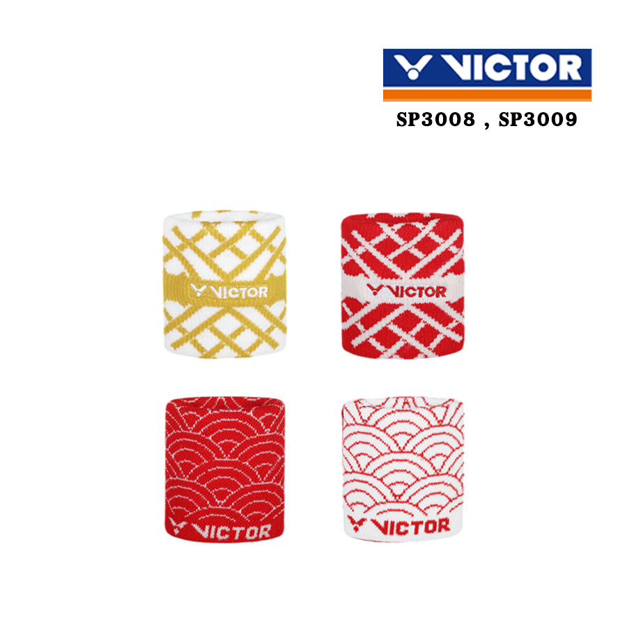 VICTOR  ผ้ารัดข้อมือกีฬาแบดมินตัน รุ่น SP3008/SP3009 ( CHINA UNIVERSITY )