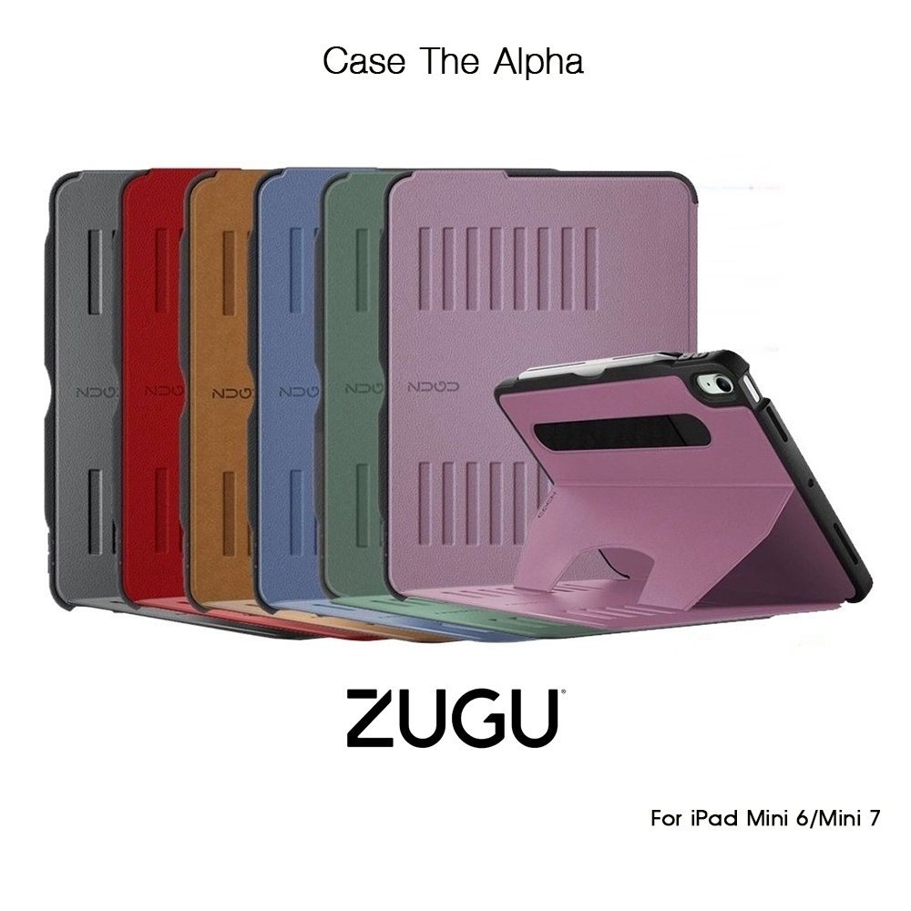 Zugu Case The Alpha เคสหนังกันกระแทกเกรดพรีเมี่ยม เคสสำหรับ iPad Mini6/Mini7 2024 (New)