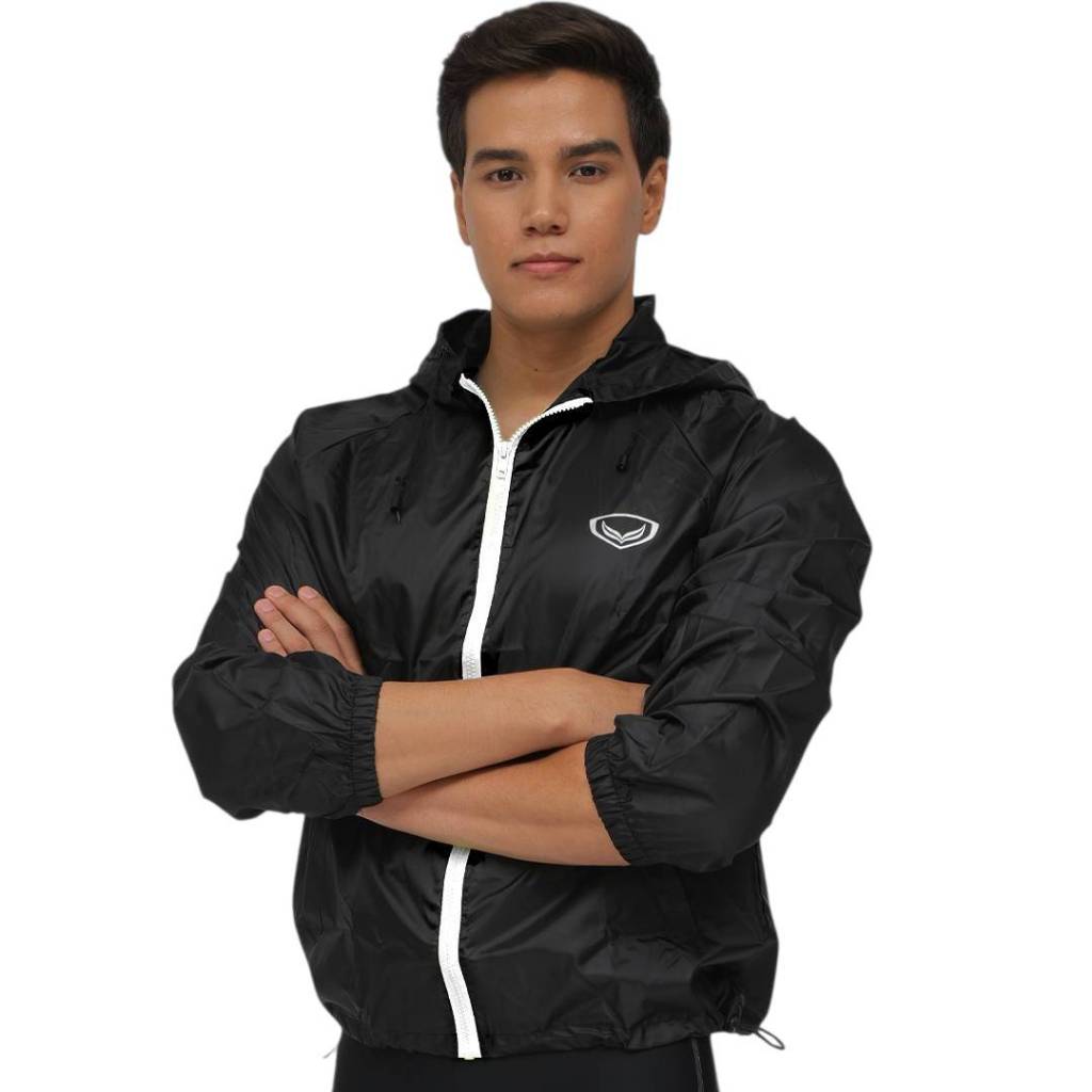 Grand sport เสื้อลดน้ำหนัก เสื้อคลุมออกกำลังกาย  ใส่ได้ทั้งชายหญิง เนื้อผ้าบางเบา ไม่หนัก ใส่สบาย 366069 เสื้อรีดเหงื่อ