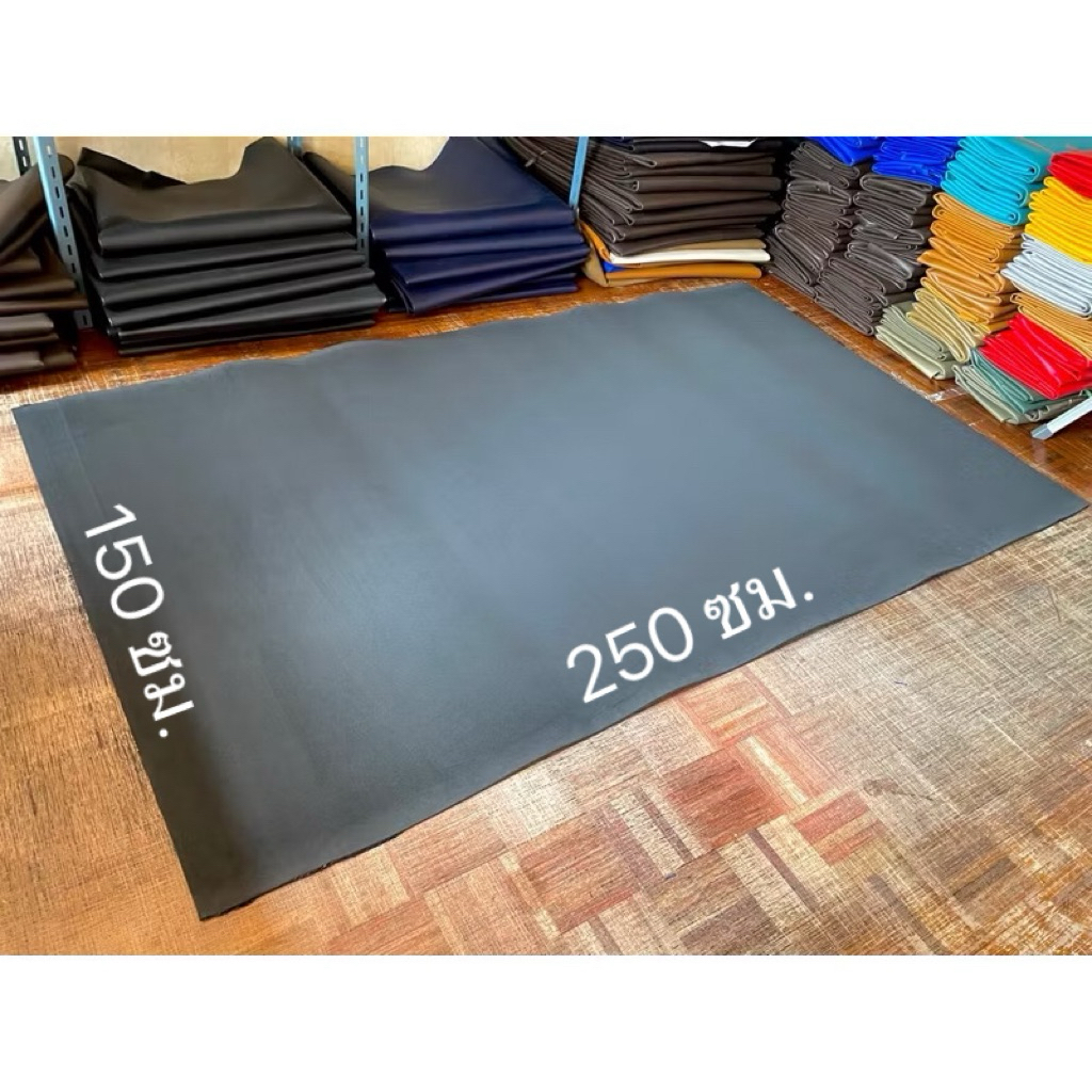 ( ขนาดใหญ่ที่สุด ) แผ่นยาง EVA ขนาด 150x250 ซม. สีดำ เรียบทั้ง 2 หน้า แผ่นปูพื้น แผ่นปูรองกันกระแทก