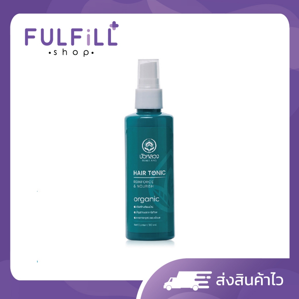 BUALUANG Hair Tonic Reinforce & Nourish 100ml บัวหลวง แฮร์ โทนิค รีอินฟอร์ส แอนด์ นูริช