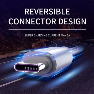 สายชาร์จ USB type C ยาว 1 เมตร Super Fast Charging Cable USB 5A สายชาร์จเร็ว for samsung/oppo