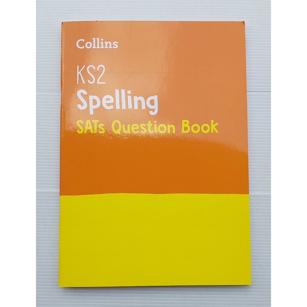หนังสือ แบบฝึกหัด สะกดคำ ภาษาอังกฤษ ประถม3-6 Collins KS2 Spelling SATs Question Book 60Page